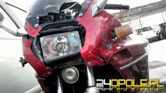 Motocyklista bez prawa jazdy potrącił dziewczynkę