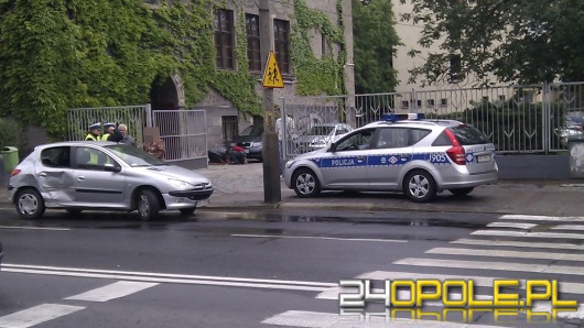 Zderzenie na skrzyżowaniu w centrum Opola