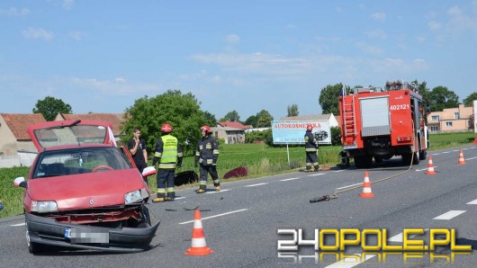 Dwa auta zderzyły się pod Grodkowem