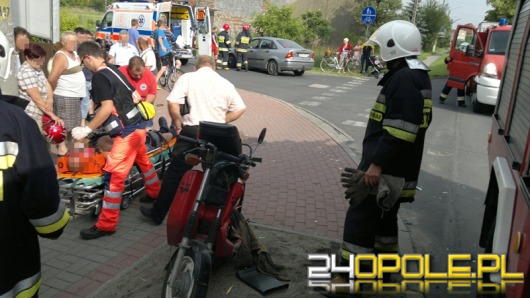 19-letni kierowca forda wymusił pierwszeństwo