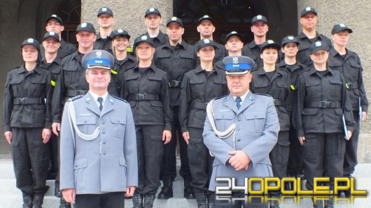 Opolski garnizon ma 18 nowych stróżów prawa