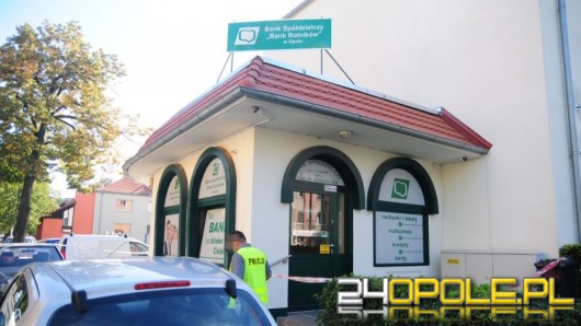 55-letni mieszkaniec Opola napadł na bank w centrum miasta