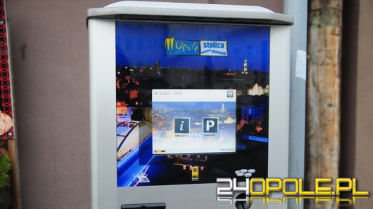W Opolu zaczęły wreszcie działać multimedialne parkomaty