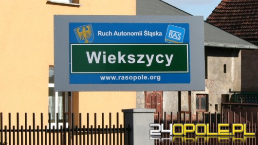 Tablica ze śląską nazwą miejscowości stanęła w Większycach
