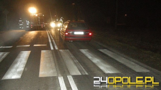 86-letni kierowca nie zauważył pieszego