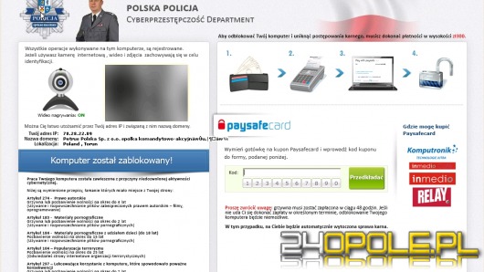 Policja zablokowała Twój komputer? To wirus