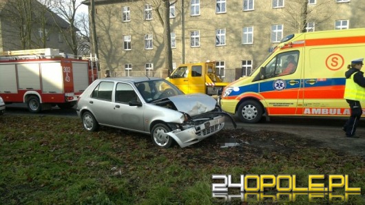 Dwa auta zderzyły się na ulicy Prószkowskiej