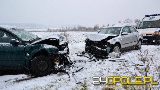 Sześć osób rannych po zderzeniu dwóch volkswagenów