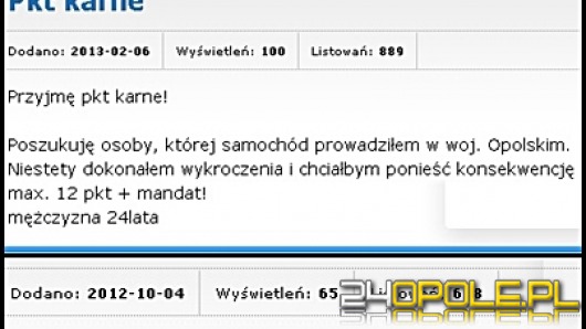 Kupię/sprzedam punkty karne