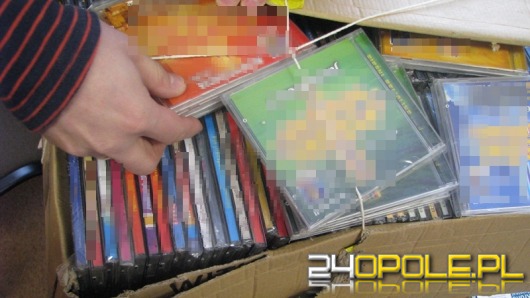 40-latek handlował na targowisku pirackimi płytami