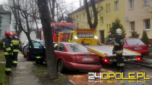 Rajd pijanego kierowcy po Opolu. Nie przeszkodziło mu nawet urwane koło 