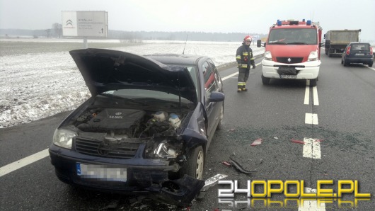 Kierująca volkswagenem spowodowała wypadek na obwodnicy