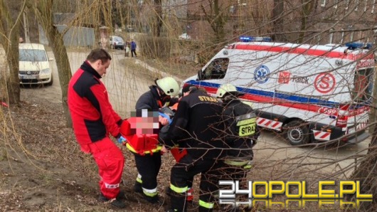 41-latek wskoczył do lodowatej Odry