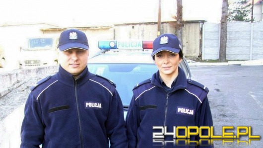 Policjanci w ostatniej chwili uratowali mężczyznę