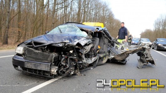 Groźny wypadek na trasie Opole - Ozimek