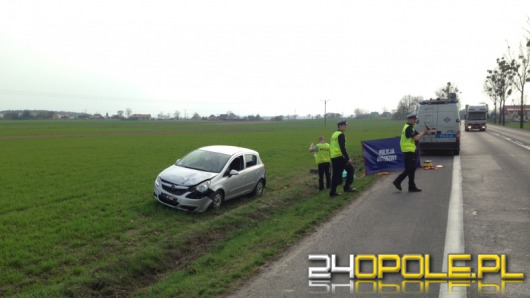 Dwa wypadki na drodze krajowej nr 46. Zginął pieszy