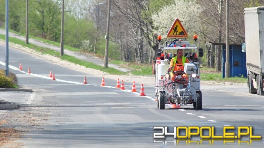 Opole wyda pół miliona na malowanie pasów
