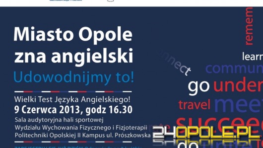 Opolanie znają język angielski? Przekonamy się 9 czerwca