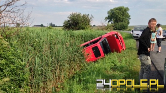Przejażdżka kradzionym autem zakończyła się w rowie