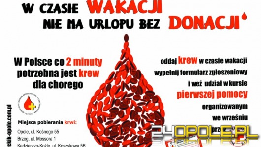 Oddaj krew i pomóż potrzebującym