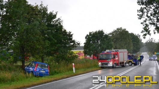 Cztery osoby w szpitalu po wypadku w Buszycach