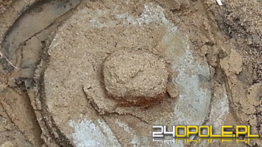 Nad Jeziorem Turawskim znaleziono minę