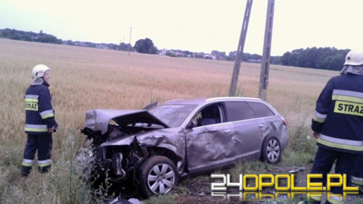 Audi dachowało na obwodnicy Osowca