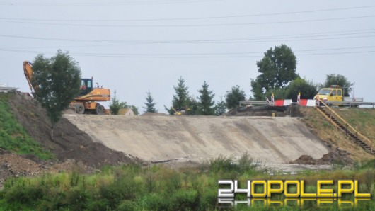 Kończy się remont nasypu na trasie Opole-Zawada