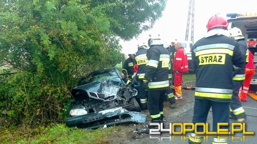 Czołowe zderzenie podczas wyprzedzania