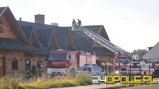 Pożar w restauracji we Wrzoskach. Zawinił niedrożny komin.