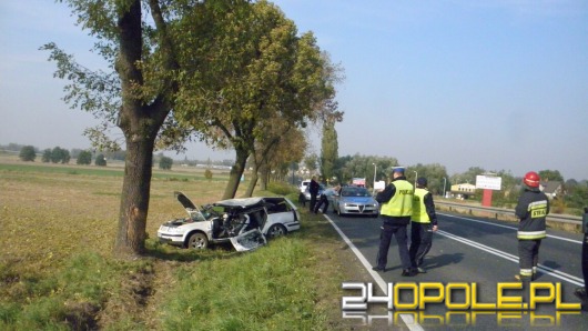 Groźny wypadek pod Pawłowem, rannego zabrał śmigłowiec