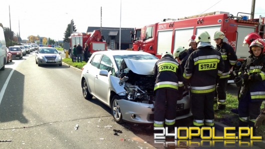 Wypadek na ul. Oleskiej, 29-latek trafił do szpitala