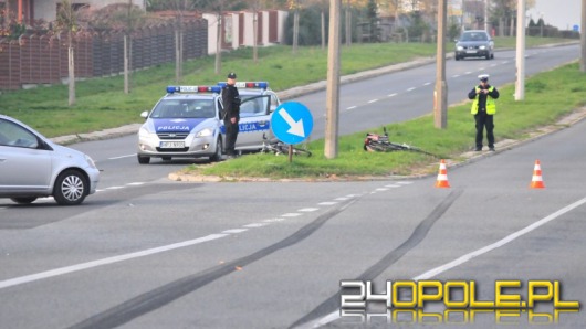 Kierowca BMW zabił rowerzystę, uciekł i porzucił samochód