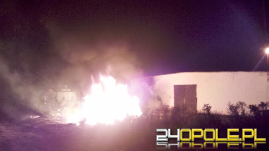 Nocne pożary w Burgrabicach. Robota podpalacza?