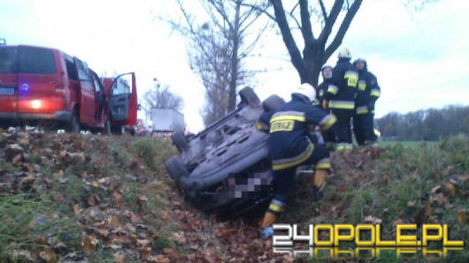 Audi dachowało pod Byczyną