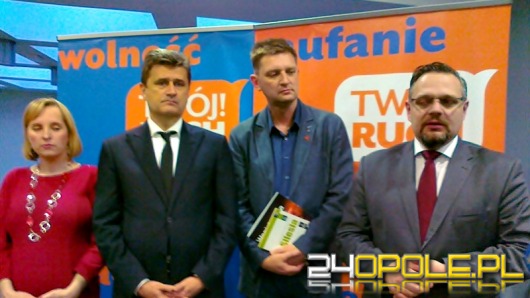 Janusz Palikot w Opolu o taniej i ekologicznej energii. Doszło do incydentu.