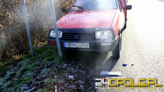 Mieszkańcy Nysy rozbili kradziony samochód