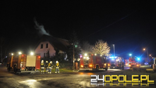 Pożar domu w Opolu - 300 tysięcy złotych strat
