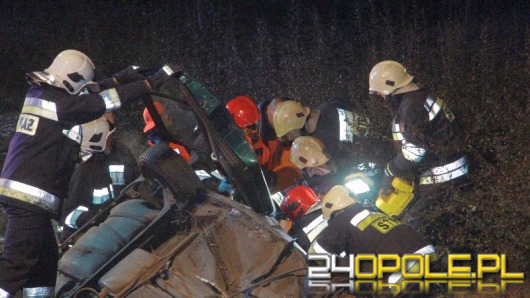 Cztery osoby ranne w wypadku w Lędzinach