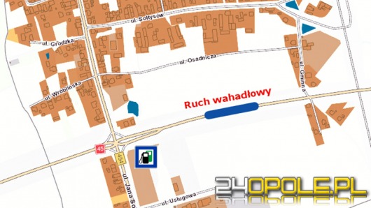 Od środy ruch wahadłowy na obwodnicy Opola