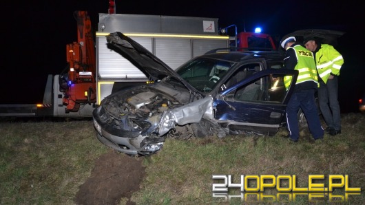 Sprawca zderzenia porzucił auto i uciekł