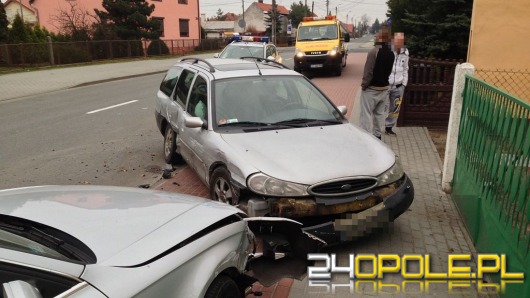 Spowodował wypadek podczas cofania