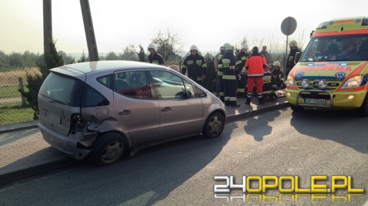 Volkswagen i mercedes zderzyły się w Dębskiej Kuźni