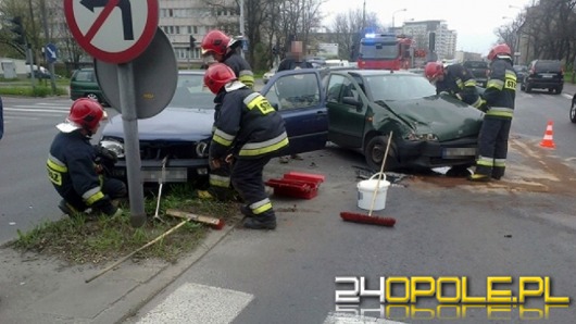 Zderzenie na skrzyżowaniu podczas awarii sygnalizacji