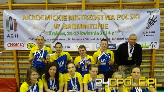 Opolscy studenci mistrzami Polski w badmintonie