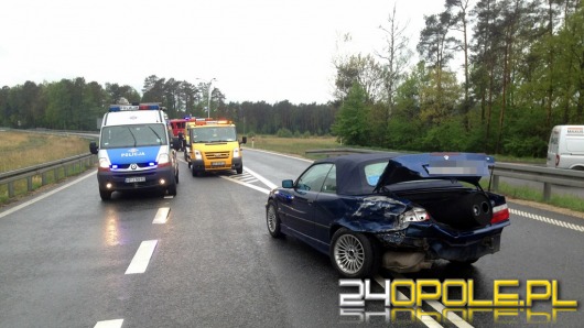 Kierowca BMW ranny w wypadku pod Ozimkiem