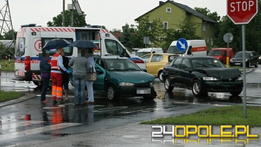 Wypadek w Żłobiźnie, 3 osoby w szpitalu