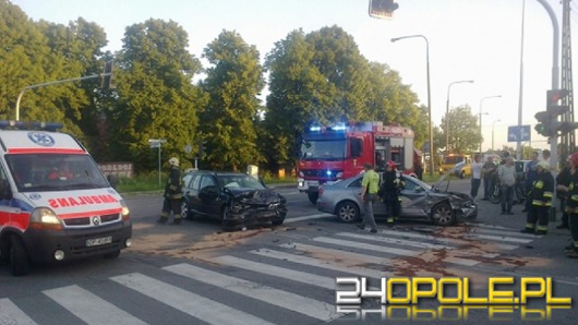Kierowca audi sprawcą zderzenia na skrzyżowaniu