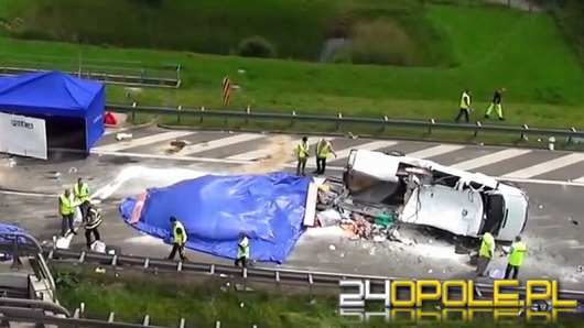 Pierwsze ustalenia po tragedii na A4. Bus był przeładowany ludźmi i bagażami.