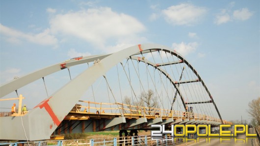 Most łączący Cisek i Bierawę na ukończeniu